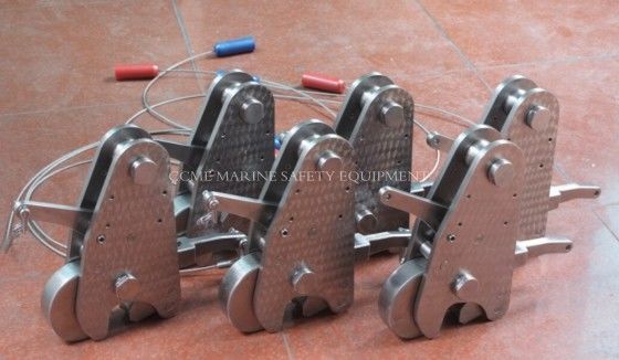 الصين 35KN الخطاف التلقائي السريع للإفراج عن قوارب الإنقاذ المزود