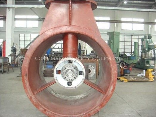 محرك الدفع في نفق الطائرة البحرية المزود