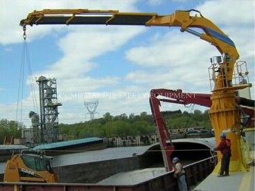 الهيدروليكية تلسكوبية المفاصل طوق رافعة سطح السفينة البحرية المزود