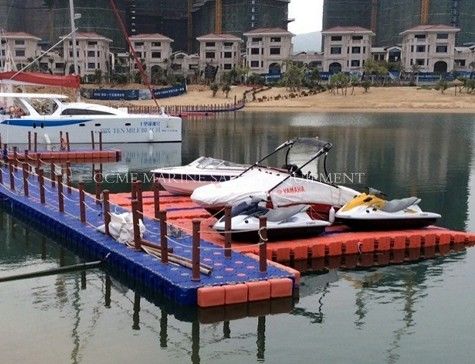 مارينا جسر عائم بلاستيكي جيت سكي عائم رصيف عوارض مكعب عوارض عائمة مزود