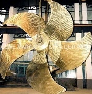 مروحة قارب سفينة بحرية برونزية ذات 4 شفرات المزود