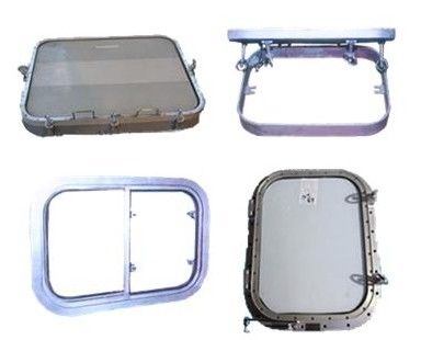 نافذة مستطيلة من الفولاذ البحري نافذة ألومنيوم بحرية المزود