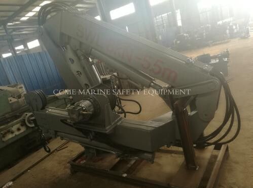 الهيدروليكية تلسكوبية المفاصل طوق رافعة سطح السفينة البحرية المزود