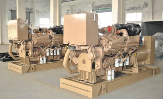 سلسلة Weichai Diesel Generator WD618 مع محرك ديزل بحري صغير بـ 6 أسطوانات المزود