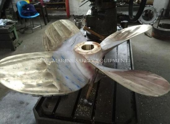 قطر السفينة 1000-3000mm حجم 4 شفرات المروحة البحرية المزود