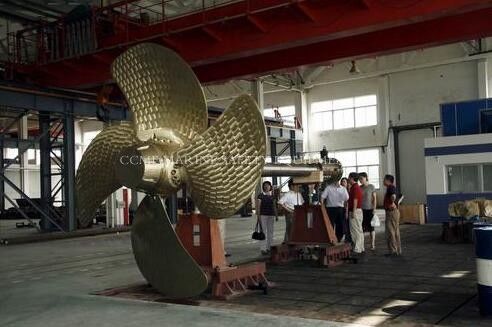 قطر السفينة 1000-3000mm حجم 4 شفرات المروحة البحرية المزود