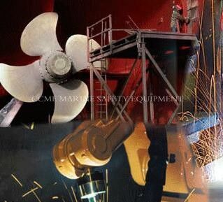 محرك الدفع في نفق الطائرة البحرية المزود